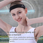 Mucro B01 Kabelloses Bluetooth-Headset im Turban-Stil, Sport-Stirnband