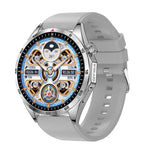 GTS4/LT09 1,5 Zoll IP67 Fitness- und Wellness-Smartwatch mit Bluetooth-Anruffunktion, Schlafüberwachung, Blutsauerstoffmessung und Herzfrequenzmessung, Silikonarmband und Edelstahlarmband
