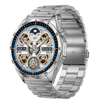 GTS4/LT09 1,5 Zoll IP67 Fitness- und Wellness-Smartwatch mit Bluetooth-Anruffunktion, Schlafüberwachung, Blutsauerstoffmessung und Herzfrequenzmessung, Silikonarmband und Edelstahlarmband