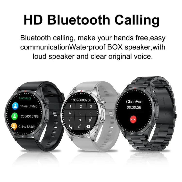 GTS4/LT09 1,5 Zoll IP67 Fitness- und Wellness-Smartwatch mit Bluetooth-Anruffunktion, Schlafüberwachung, Blutsauerstoffmessung und Herzfrequenzmessung, Silikonarmband und Edelstahlarmband
