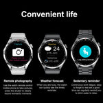 GTS4/LT09 1,5 Zoll IP67 Fitness- und Wellness-Smartwatch mit Bluetooth-Anruffunktion, Schlafüberwachung, Blutsauerstoffmessung und Herzfrequenzmessung, Silikonarmband und Edelstahlarmband