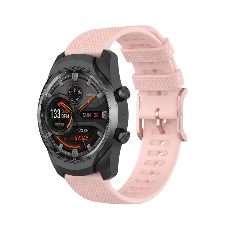 22-mm-Armband mit Punktstruktur, passend für Polar Grit X / Vantage M, Ticwatch Pro 2020 / Ticwatch GTX, Samsung Galaxy Watch3 45 mm / Galaxy Watch 46 mm