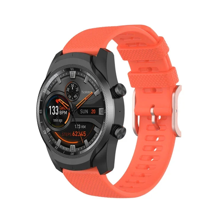22-mm-Armband mit Punktstruktur, passend für Polar Grit X / Vantage M, Ticwatch Pro 2020 / Ticwatch GTX, Samsung Galaxy Watch3 45 mm / Galaxy Watch 46 mm