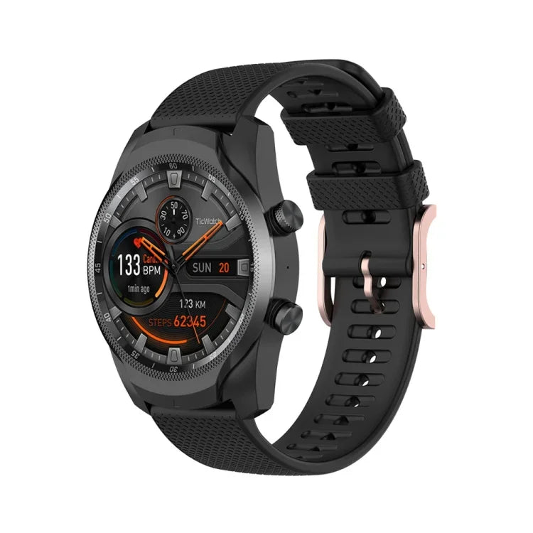 22-mm-Armband mit Punktstruktur, passend für Polar Grit X / Vantage M, Ticwatch Pro 2020 / Ticwatch GTX, Samsung Galaxy Watch3 45 mm / Galaxy Watch 46 mm