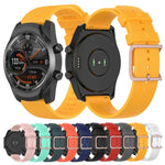 22-mm-Armband mit Punktstruktur, passend für Polar Grit X / Vantage M, Ticwatch Pro 2020 / Ticwatch GTX, Samsung Galaxy Watch3 45 mm / Galaxy Watch 46 mm