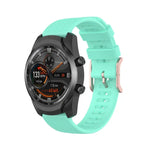 22-mm-Armband mit Punktstruktur, passend für Polar Grit X / Vantage M, Ticwatch Pro 2020 / Ticwatch GTX, Samsung Galaxy Watch3 45 mm / Galaxy Watch 46 mm