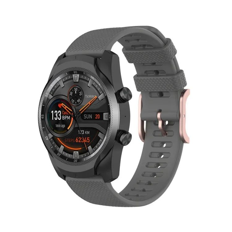 22-mm-Armband mit Punktstruktur, passend für Polar Grit X / Vantage M, Ticwatch Pro 2020 / Ticwatch GTX, Samsung Galaxy Watch3 45 mm / Galaxy Watch 46 mm