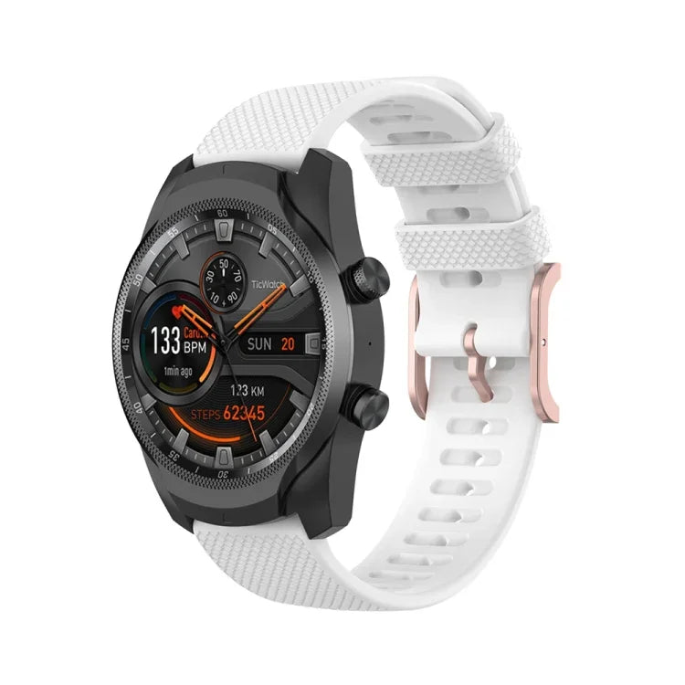 22-mm-Armband mit Punktstruktur, passend für Polar Grit X / Vantage M, Ticwatch Pro 2020 / Ticwatch GTX, Samsung Galaxy Watch3 45 mm / Galaxy Watch 46 mm