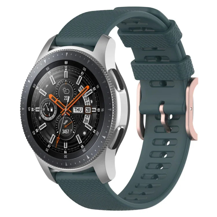 22-mm-Armband mit Punktstruktur, passend für Polar Grit X / Vantage M, Ticwatch Pro 2020 / Ticwatch GTX, Samsung Galaxy Watch3 45 mm / Galaxy Watch 46 mm