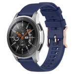 22-mm-Armband mit Punktstruktur, passend für Polar Grit X / Vantage M, Ticwatch Pro 2020 / Ticwatch GTX, Samsung Galaxy Watch3 45 mm / Galaxy Watch 46 mm