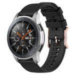 22-mm-Armband mit Punktstruktur, passend für Polar Grit X / Vantage M, Ticwatch Pro 2020 / Ticwatch GTX, Samsung Galaxy Watch3 45 mm / Galaxy Watch 46 mm