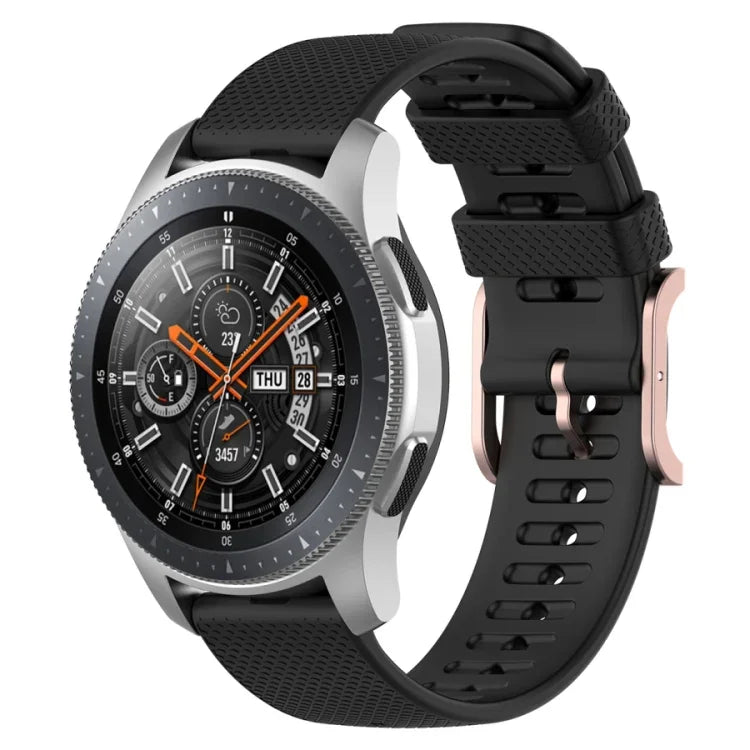 22-mm-Armband mit Punktstruktur, passend für Polar Grit X / Vantage M, Ticwatch Pro 2020 / Ticwatch GTX, Samsung Galaxy Watch3 45 mm / Galaxy Watch 46 mm