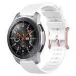 22-mm-Armband mit Punktstruktur, passend für Polar Grit X / Vantage M, Ticwatch Pro 2020 / Ticwatch GTX, Samsung Galaxy Watch3 45 mm / Galaxy Watch 46 mm