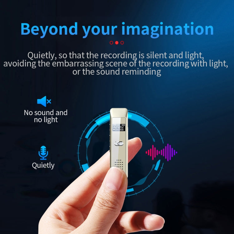 JNN Q7 Mini Tragbarer Sprachrekorder mit OLED-Bildschirm, 4GB, 8GB, 16GB, 32GB
