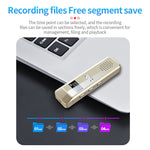 JNN Q7 Mini Tragbarer Sprachrekorder mit OLED-Bildschirm, 4GB, 8GB, 16GB, 32GB