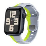 Wellenstruktur Silikon-Uhrenarmband mit umgekehrter Schnalle, für Apple Watch Series 10 46mm, für Apple Watch Series 10 42mm, für Apple Watch SE 2023 44mm, für Apple Watch SE 2023 40mm