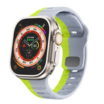 Wellenstruktur Silikon-Uhrenarmband mit umgekehrter Schnalle, für Apple Watch Ultra 2 49mm, für Apple Watch Series 9 45mm, für Apple Watch Series 9 41mm, für Apple Watch Ultra 49mm