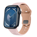 Wellenstruktur Silikon-Uhrenarmband mit umgekehrter Schnalle, für Apple Watch Ultra 2 49mm, für Apple Watch Series 9 45mm, für Apple Watch Series 9 41mm, für Apple Watch Ultra 49mm