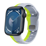 Wellenstruktur Silikon-Uhrenarmband mit umgekehrter Schnalle, für Apple Watch Ultra 2 49mm, für Apple Watch Series 9 45mm, für Apple Watch Series 9 41mm, für Apple Watch Ultra 49mm