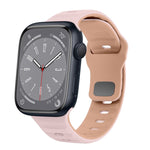 Wellenstruktur Silikon-Uhrenarmband mit umgekehrter Schnalle, für Apple Watch Series 8 41mm, für Apple Watch Series 8 45mm, für Apple Watch SE 2022 40mm, für Apple Watch SE 2022 44mm