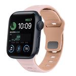 Wellenstruktur Silikon-Uhrenarmband mit umgekehrter Schnalle, für Apple Watch Series 8 41mm, für Apple Watch Series 8 45mm, für Apple Watch SE 2022 40mm, für Apple Watch SE 2022 44mm