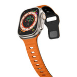Silikon-Uhrenarmband mit Wellenstruktur und umgekehrter Schnalle