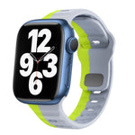 Wellenstruktur Silikon-Uhrenarmband mit umgekehrter Schnalle, für Apple Watch Series 7 41mm, für Apple Watch Series 7 45mm, für Apple Watch SE 40mm, für Apple Watch SE 44mm