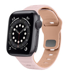 Wellenstruktur Silikon-Uhrenarmband mit umgekehrter Schnalle, für Apple Watch Series 6 40mm, für Apple Watch Series 6 44mm, für Apple Watch Series 5 44mm, für Apple Watch Series 5 40mm