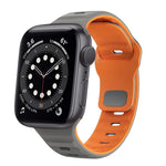 Wellenstruktur Silikon-Uhrenarmband mit umgekehrter Schnalle, für Apple Watch Series 6 40mm, für Apple Watch Series 6 44mm, für Apple Watch Series 5 44mm, für Apple Watch Series 5 40mm