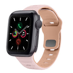 Wellenstruktur Silikon-Uhrenarmband mit umgekehrter Schnalle, für Apple Watch Series 6 40mm, für Apple Watch Series 6 44mm, für Apple Watch Series 5 44mm, für Apple Watch Series 5 40mm