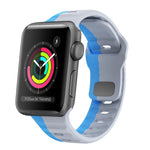 Wellenstruktur Silikon-Uhrenarmband mit umgekehrter Schnalle, für Apple Watch Series 2 42mm, für Apple Watch Series 2 38mm, für Apple Watch 42mm, für Apple Watch 38mm