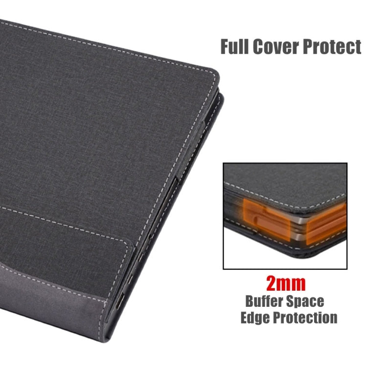 Leder Laptop stoßfeste Schutzhülle, Für HP ProBook 445 14 Zoll G10, Für HP ProBook 455 15,6 Zoll G10, Für HP Laptop 17-cu / 17s-cu 17,3 Zoll, Für HP Pavilion X360 Laptop 14-dw / 14m-dw, Für HP Laptop 14s-dp / 14-dk / 14s-dk