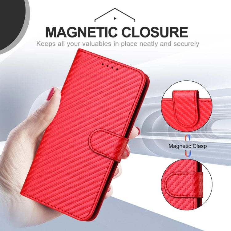 YX0070 Carbon-Faser-Schnalle Leder-Handyhülle mit Trageschlaufe, Für iPhone 13 Pro Max, Für iPhone 13 Pro, Für iPhone 13, Für iPhone 13 mini, Für iPhone 12 / 12 Pro, Für iPhone 12 Pro Max
