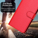 YX0070 Karbonfaser-Schnalle Leder-Handyhülle mit Trageschlaufe, Für iPhone 12 mini, Für iPhone 11 Pro Max, Für iPhone 11, Für iPhone 11 Pro, Für iPhone X / XS, Für iPhone XR