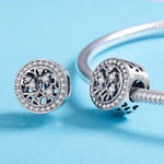 Lebensbaum-Armband aus 925er Sterlingsilber, verziert mit losen Perlen
