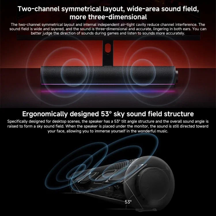 Xiaomi Redmi Computer Bluetooth Lautsprecher mit RGB-Umgebungslicht