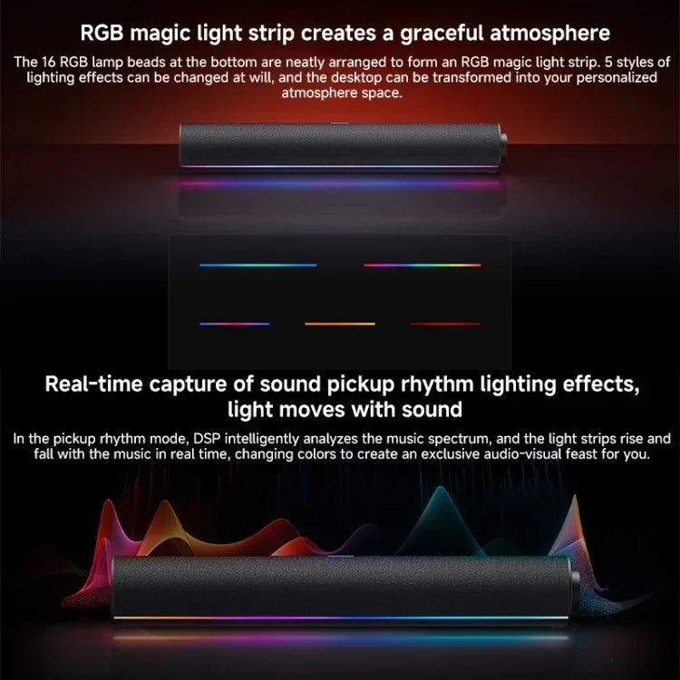 Xiaomi Redmi Computer Bluetooth Lautsprecher mit RGB-Umgebungslicht