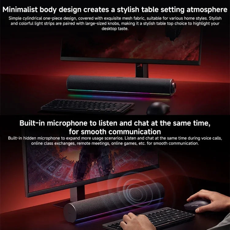 Xiaomi Redmi Computer Bluetooth Lautsprecher mit RGB-Umgebungslicht