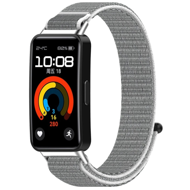 Nylon Loop Hook and Loop Fastener Watch Band, For Huawei Band 10 / 9 / 8