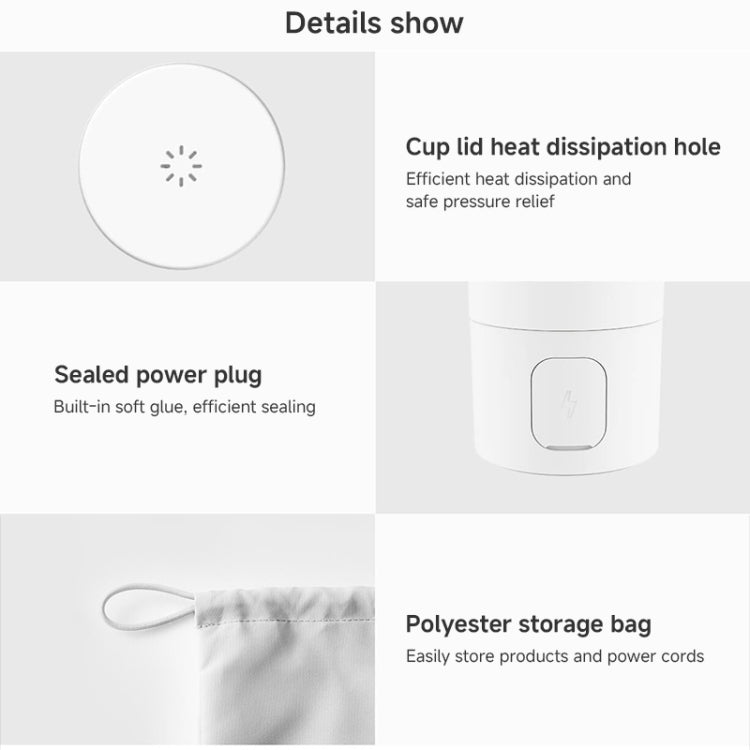 Xiaomi Mijia Smart Portable Electric Heating Cup 2, US-Stecker