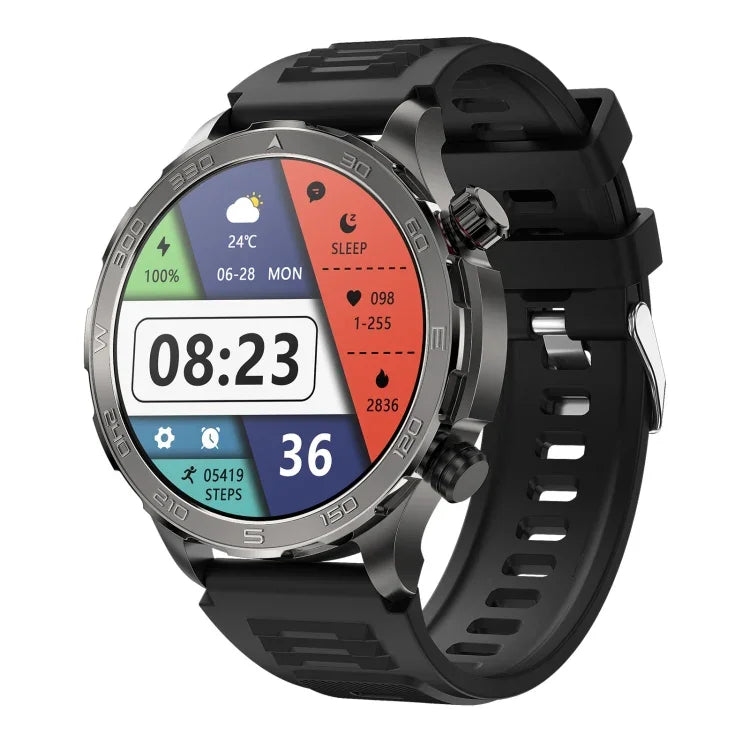 DK67 1,53 Zoll IP67 BT 5.0 Fitness- und Sport-Smartwatch, unterstützt Bluetooth-Anrufe, Schlafüberwachung, Blutsauerstoffmessung, Herzfrequenzmessung und Blutdruckmessung