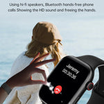 WS11 MAX 2,2-Zoll-Fitness- und Sport-Smartwatch mit Unterstützung für Bluetooth-Anrufe, Schlafüberwachung, Blutsauerstoffmessung, Herzfrequenzmessung und Blutdruckmessung