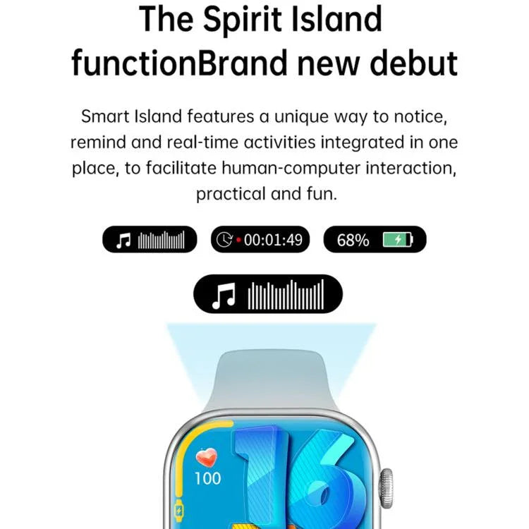 WS11 MAX 2,2-Zoll-Fitness- und Sport-Smartwatch mit Unterstützung für Bluetooth-Anrufe, Schlafüberwachung, Blutsauerstoffmessung, Herzfrequenzmessung und Blutdruckmessung