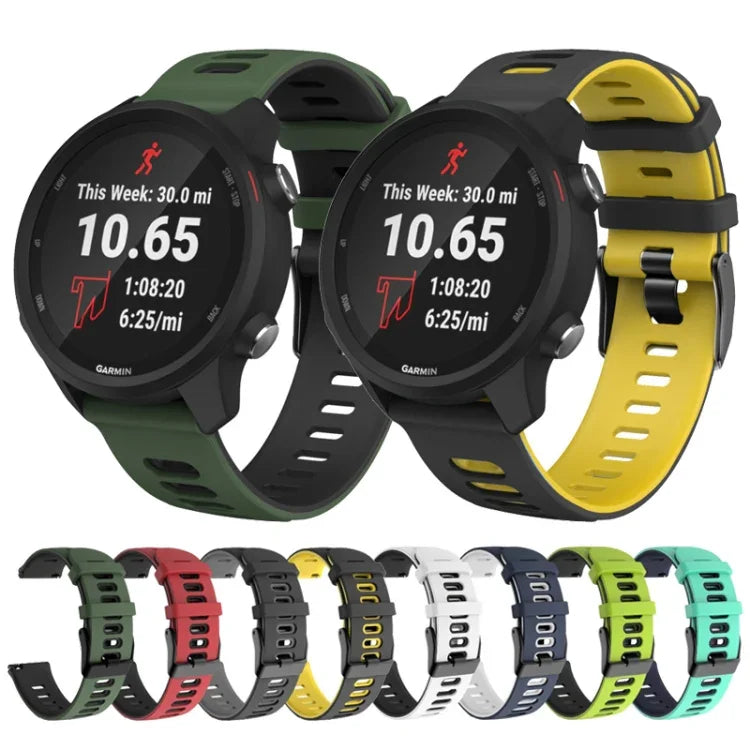 For Huawei Watch GT2e 42mm / Samsung Galaxy Watch Active 2 Silicone Wrist Strap, 20mm, 22mm