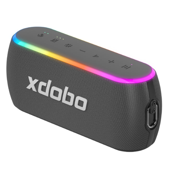 Xdobo X8 III BT5.3 IPX7 Kabelloser Lautsprecher mit RGB-Licht, unterstützt Bluetooth/TF-Karte/USB/AUX, X8 III