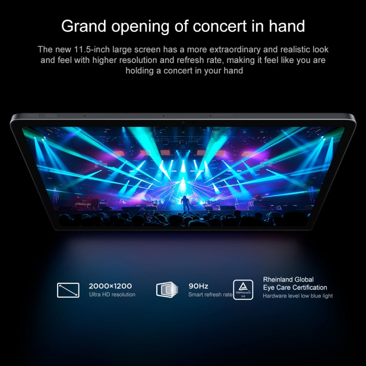 Lenovo Xiaoxin Pad Studio 11.5 Zoll WiFi Tablet, ZUI 16 MediaTek Helio G99 Octa Core, unterstützt Gesichtsidentifikation, 8GB+128GB, 8GB+256GB