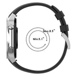 Vertical Texture Silicone Watch Band, For OPPO Watch X2