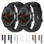 22-mm-Lederarmband mit runder Dornschließe, passend für Ticwatch Pro 2020, Huawei Watch GT2E und Samsung Galaxy Watch 3 (45 mm).