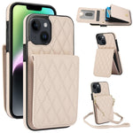 YM015 Umhängetasche Rhombische Karten Tasche RFID Handyhülle, Für iPhone 14 Pro Max, Für iPhone 13 Pro Max, Für iPhone 13 Pro, Für iPhone 13, Für iPhone 12 / 12 Pro, Für iPhone 12 Pro Max, Für iPhone 11 Pro Max, Für iPhone 11