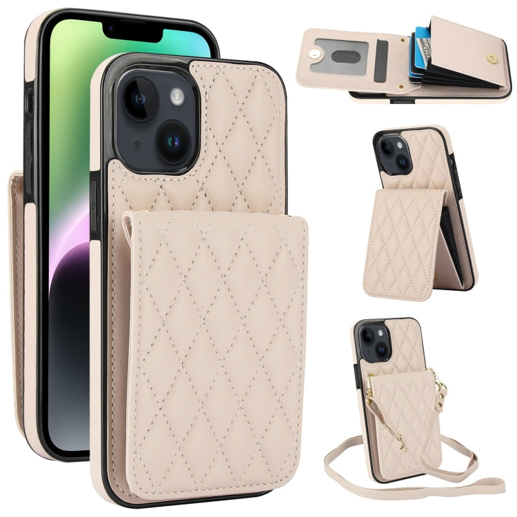 YM015 Umhängetasche Rhombische Karten Tasche RFID Handyhülle, Für iPhone 14 Pro Max, Für iPhone 13 Pro Max, Für iPhone 13 Pro, Für iPhone 13, Für iPhone 12 / 12 Pro, Für iPhone 12 Pro Max, Für iPhone 11 Pro Max, Für iPhone 11